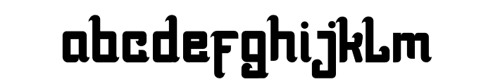 Masyhar Font LOWERCASE