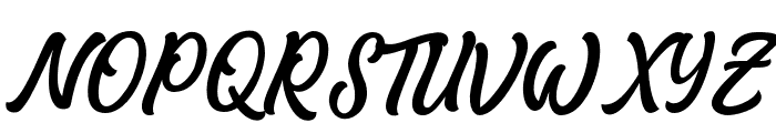 Matane-Script Font UPPERCASE