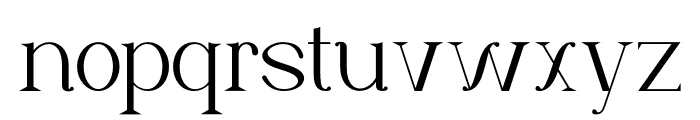 Matcha Dante Regular Font LOWERCASE