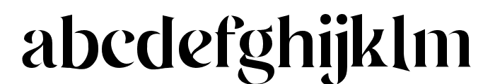 Matcha Serif Regular Font LOWERCASE