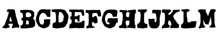 Matches Typeface Regular Font UPPERCASE