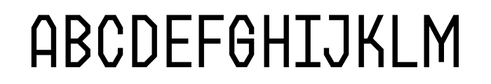 Matech Light Font UPPERCASE