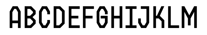 Matech Font UPPERCASE