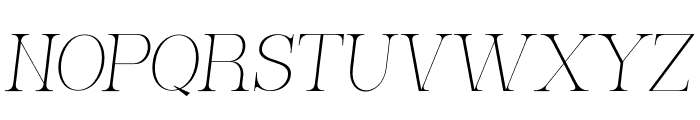 Mathe Netha Italic Font UPPERCASE