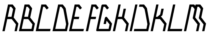 Mathematical Model Italic Font UPPERCASE