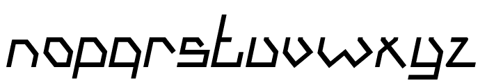 Mathematical Model Italic Font LOWERCASE