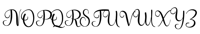 Mathilda-Script Font UPPERCASE
