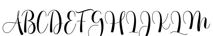 MathildaScript Font UPPERCASE