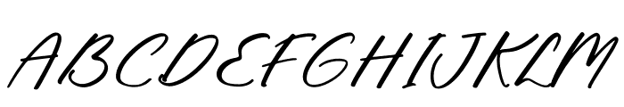 Mathisde Italic Font UPPERCASE