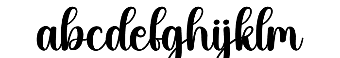 Mathuis Font LOWERCASE