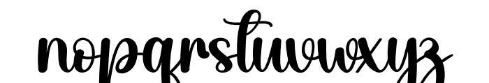 Mathuis Font LOWERCASE