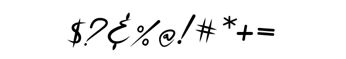Matilda Italic Font OTHER CHARS