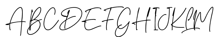 MatildaSignature Font UPPERCASE