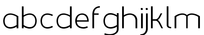 MatondoProLightExpanded Font LOWERCASE