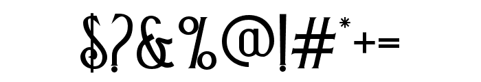 Matrike-Regular Font OTHER CHARS
