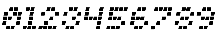 Matrix Dots Italic Font OTHER CHARS
