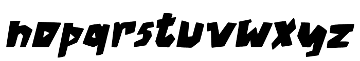 Matrixoid Slant Italic Font LOWERCASE