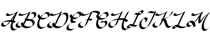 Mattchan Font UPPERCASE