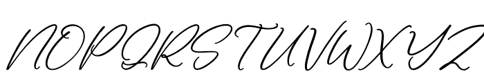Mattenlly Italic Font UPPERCASE