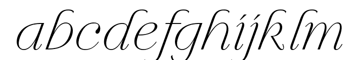 MatterSculpit-Italic Font LOWERCASE