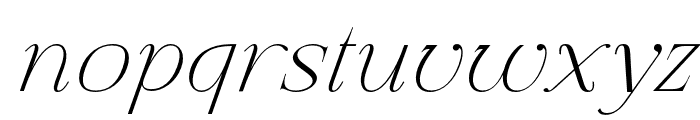 MatterSculpit-Italic Font LOWERCASE