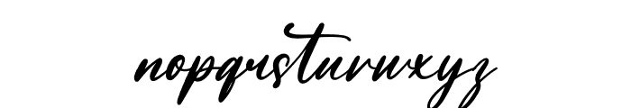 Matthew Rustical Font LOWERCASE