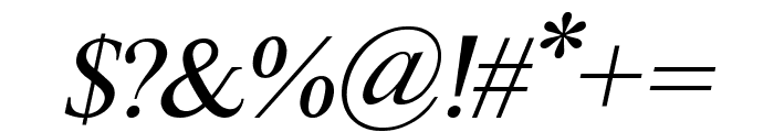Matthine Italic Font OTHER CHARS