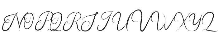 Mattina Regular Font UPPERCASE