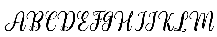 Maudhia Font UPPERCASE