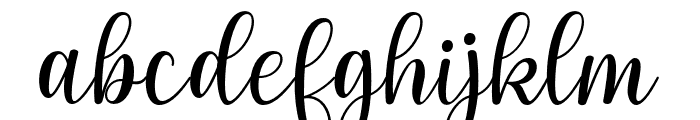 MaudyLove Font LOWERCASE