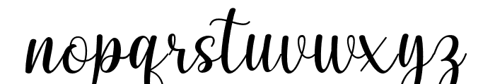 MaudyLove Font LOWERCASE