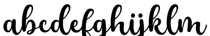 Maulidya Font LOWERCASE