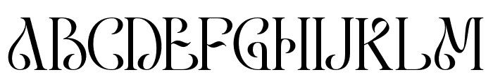 Maure-Regular Font UPPERCASE