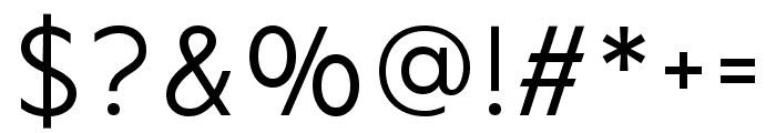 Maurico Regular Font OTHER CHARS