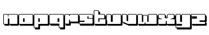 Maver Scifi Shadow Font LOWERCASE