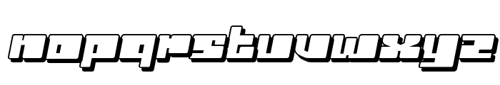 MaverScifi-SlantShadow Font LOWERCASE