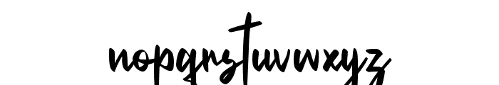 MaverickSignature-Regular Font LOWERCASE