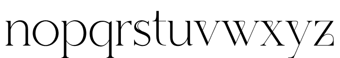 Maviste Font LOWERCASE