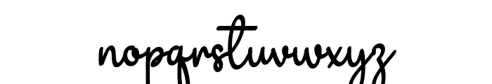 Mawing Font LOWERCASE