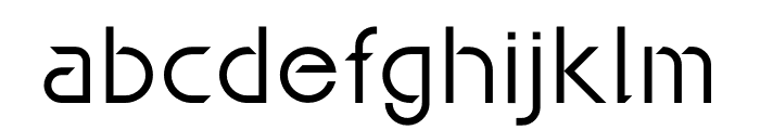Maxellight Sharp Font LOWERCASE