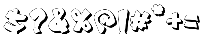 MaxhildExtrude-Regular Font OTHER CHARS