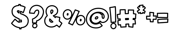 Maximal Outline Font OTHER CHARS