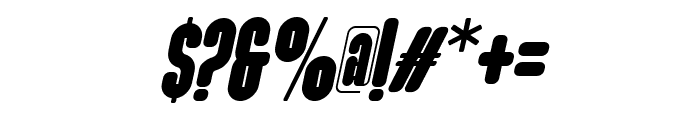 Maximalis Condensed Italic Font OTHER CHARS