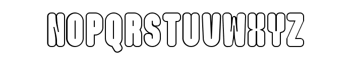 Maximalis Outline Font UPPERCASE