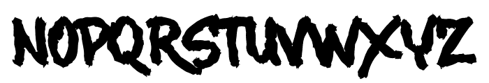 Maximback Distressed Font LOWERCASE
