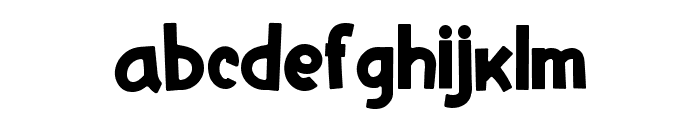 Maxitype Regular Font LOWERCASE