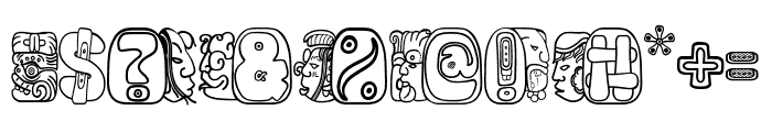 Maya Codice Font OTHER CHARS
