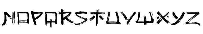 Mayashita Regular Font UPPERCASE