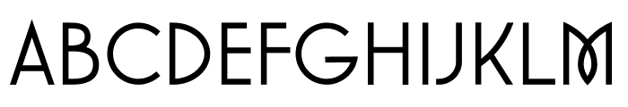 Mayfair Regular Font UPPERCASE