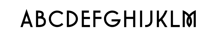 Mayfair Regular Font LOWERCASE